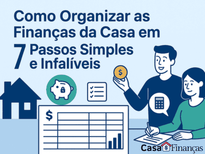 Como Organizar as Finanças da Casa em 7 Passos Simples e Infalíveis