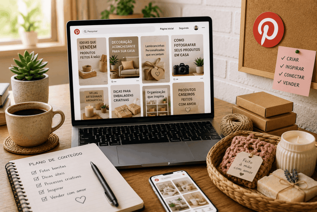 como usar Pinterest para negócios caseiros