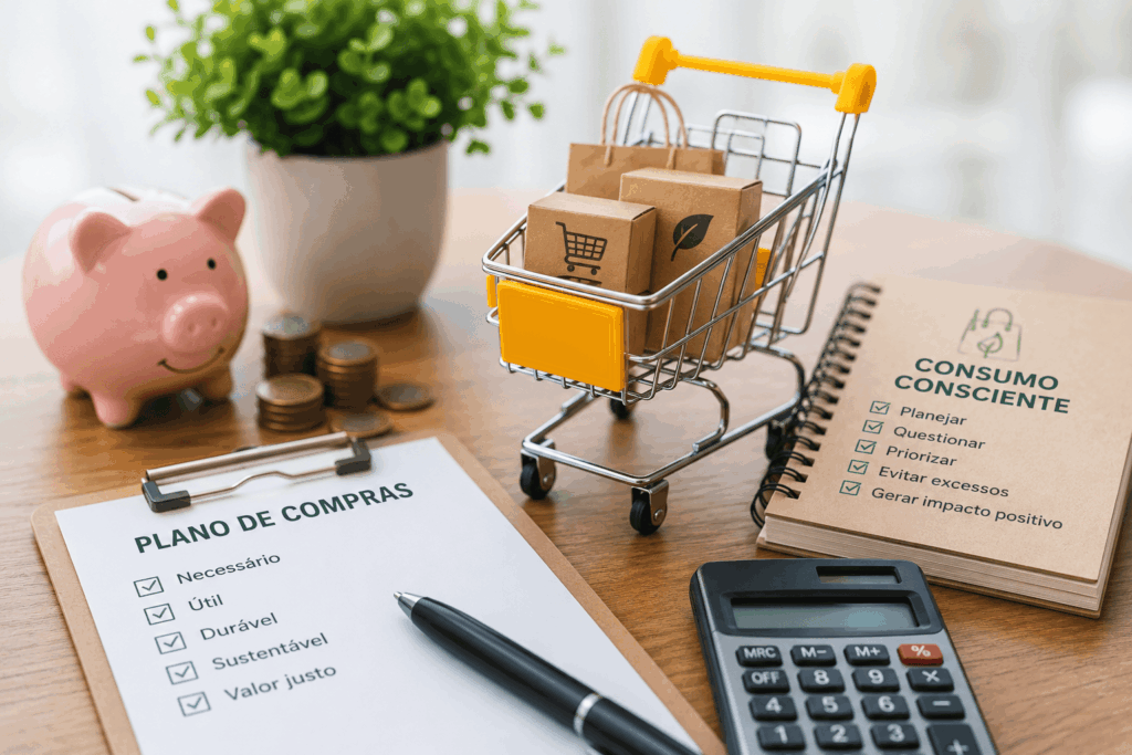 Consumo Planejado e Consciente - Como Economizar Sem Sofrer
