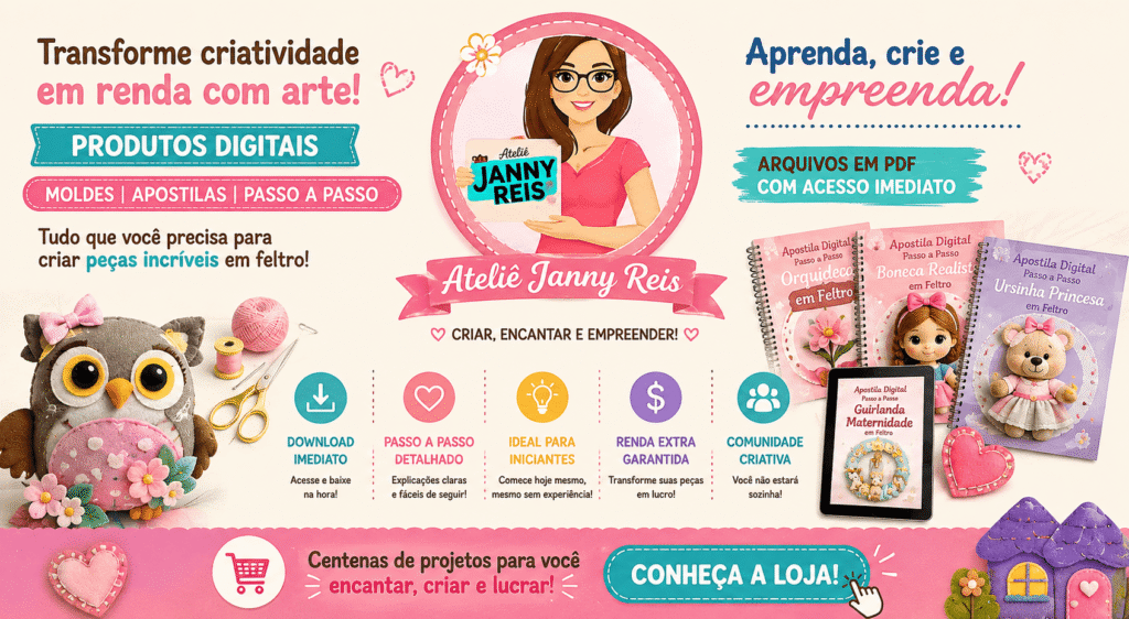 Atelie Janny Reis - Artesanato em feltro