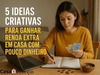 5 Ideias Criativas para Ganhar Renda Extra em Casa com Pouco Dinheiro