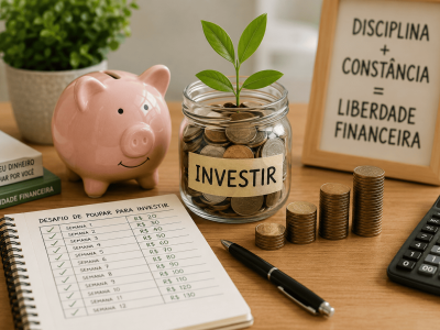 Desafio de Poupar Para Investir e Crescer
